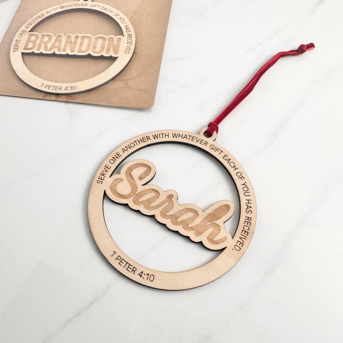 christmas volunteer appreciation gift personalized ornament for ministry volunteer name ornament Sunday school teacher christmas thank you
