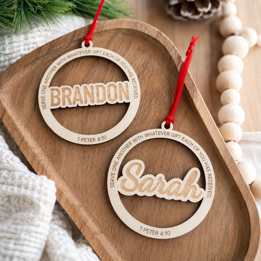christmas volunteer appreciation gift personalized ornament for ministry volunteer name ornament Sunday school teacher christmas thank you