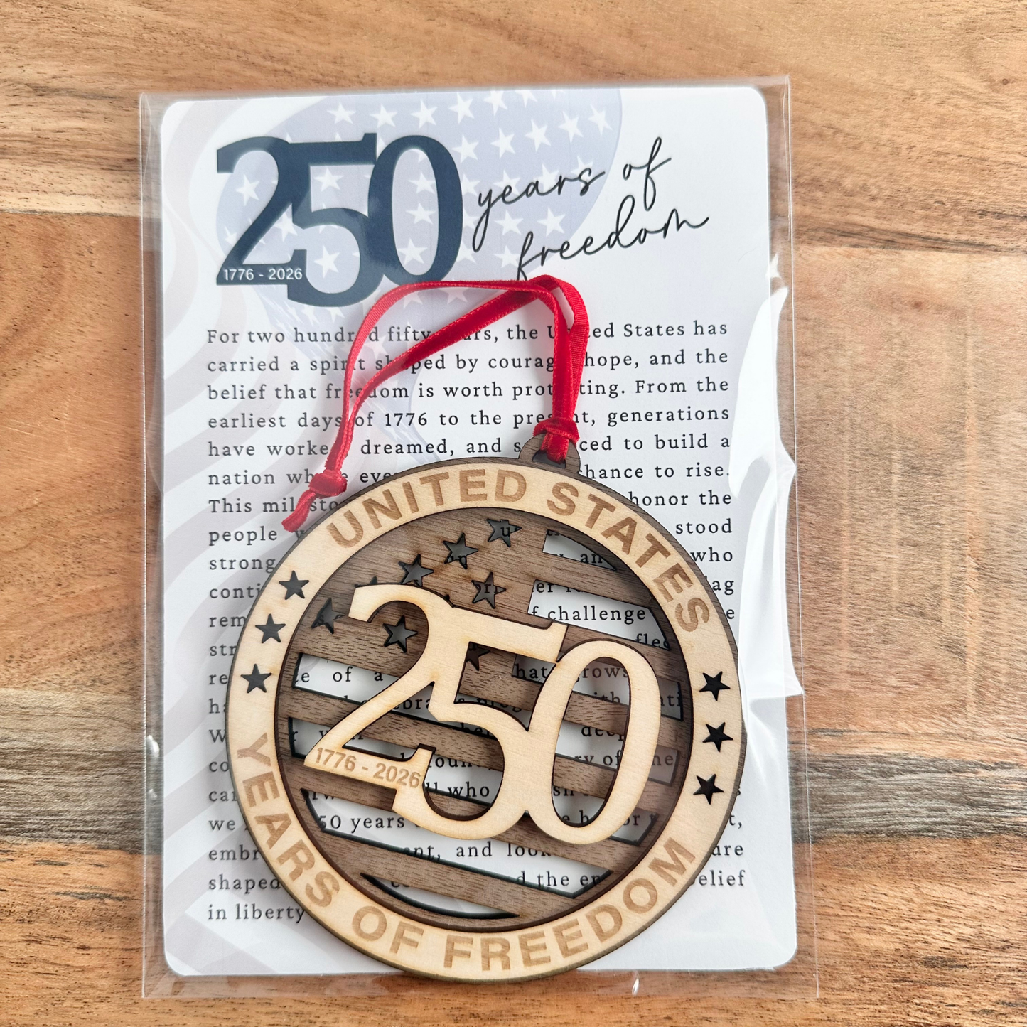 250th Anniversary Keepsake ornament
