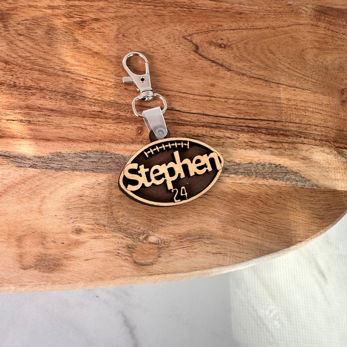 football keychain for mom